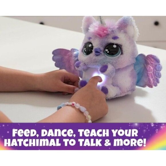 Hatchimal Alive Mystery Hatch Pufficorn Surprise Interactive Toy & Egg w/Mist - Picture 7 of 10